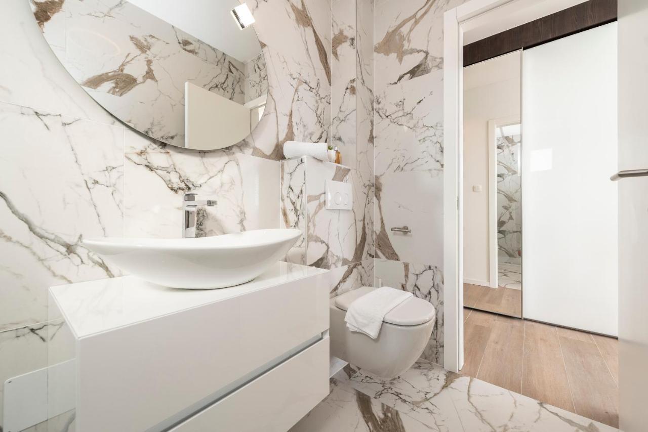 Mediteran Luxury Penthouse With Jacuzzi Mandre Zewnętrze zdjęcie
