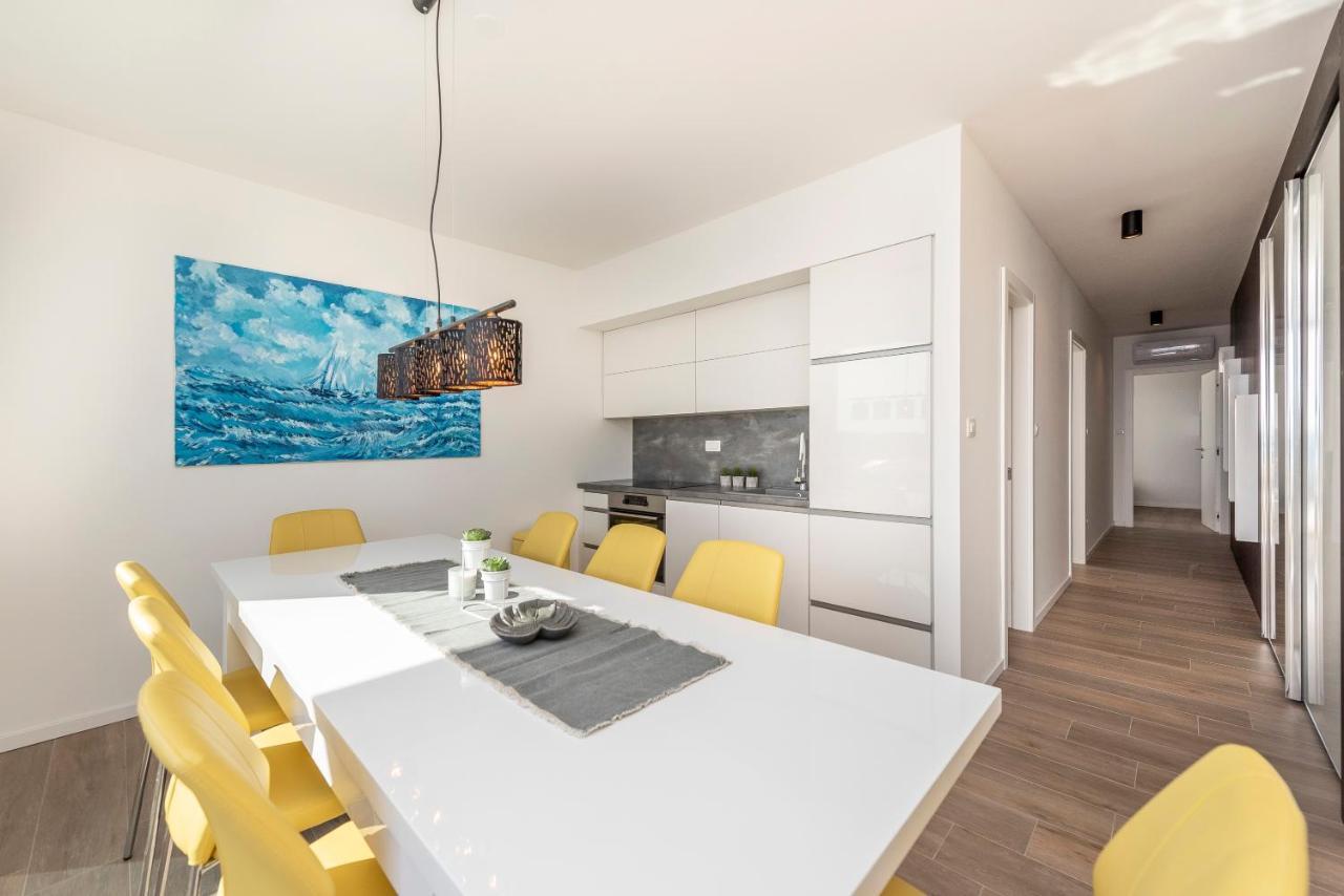 Mediteran Luxury Penthouse With Jacuzzi Mandre Zewnętrze zdjęcie