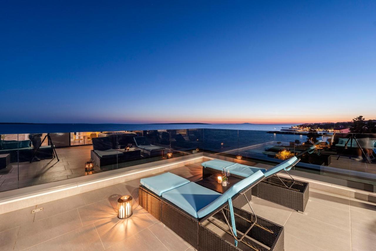 Mediteran Luxury Penthouse With Jacuzzi Mandre Zewnętrze zdjęcie